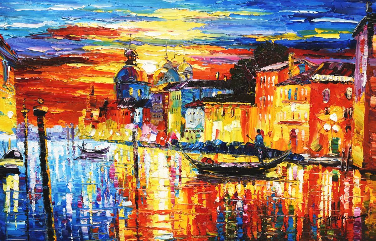 Venedig im Abendrot